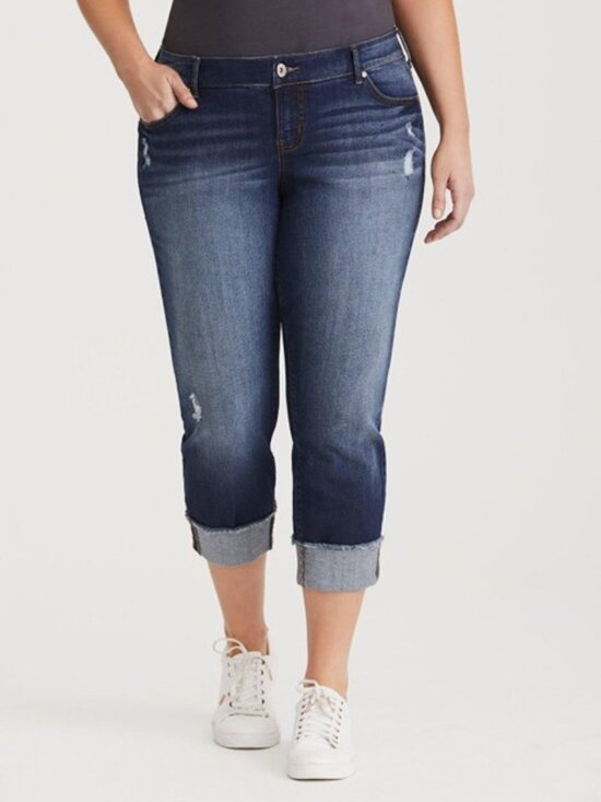 Denim - NWOT boyfriend crop jeans, Torrid size 16
